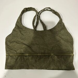 lululemon Long Line Energy Bra Acid Wash